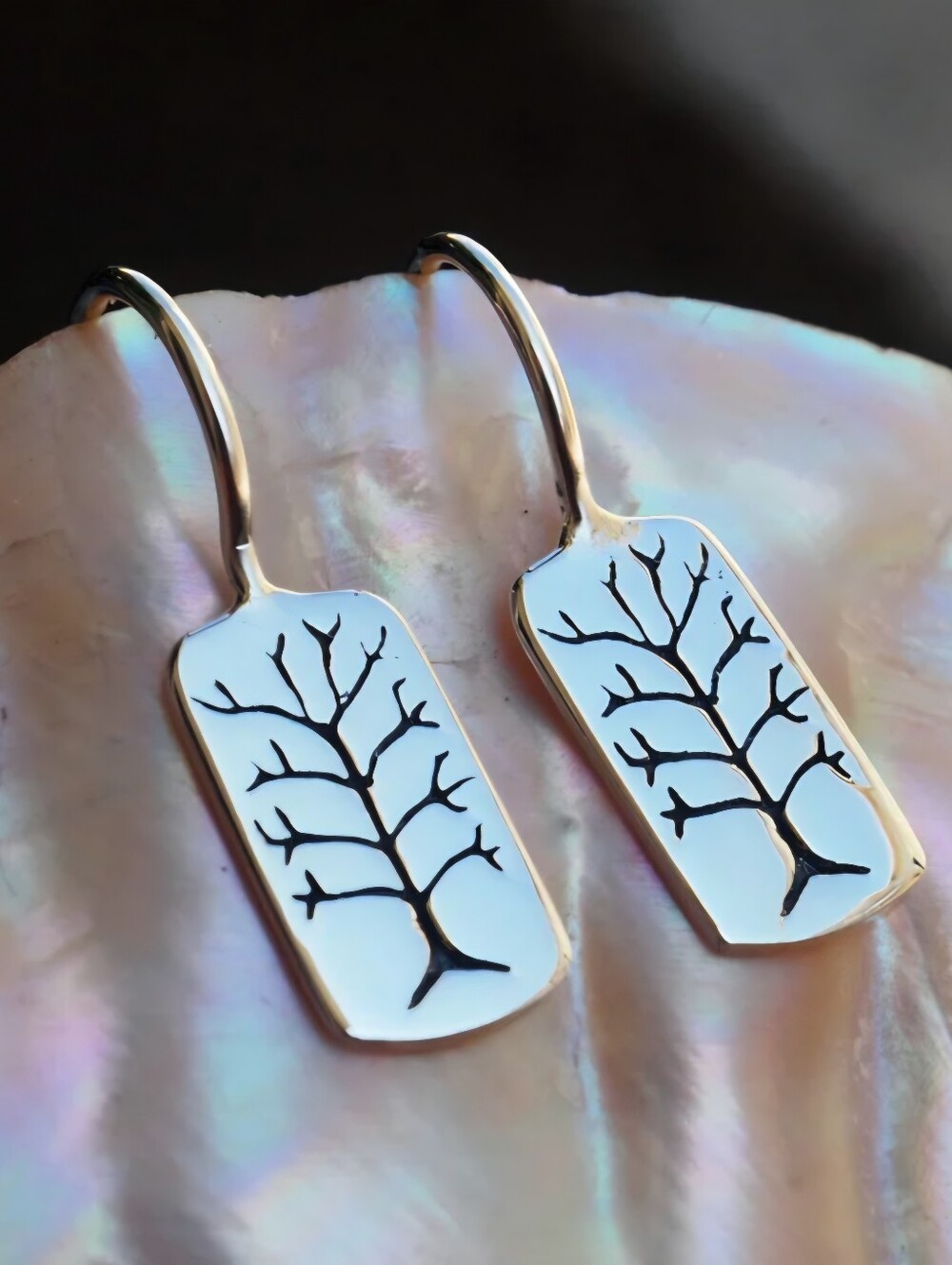 Tree of Life  Silver (925) Earring